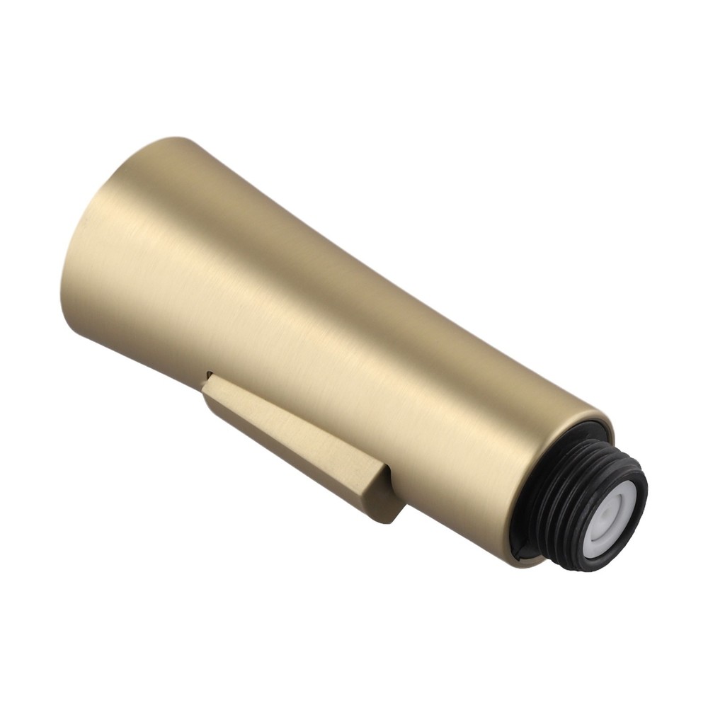 1 8 GPM Pull Down Kitchen Faucet Brushed Gold Sprayer Head Replacement