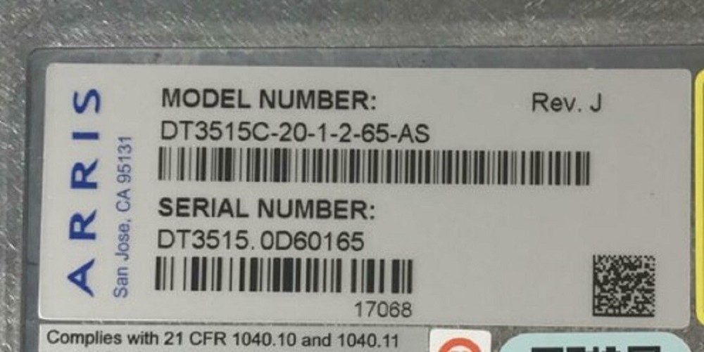 Arris/Aurora , DT3515C-20-1-2-65-AS, Transmitter