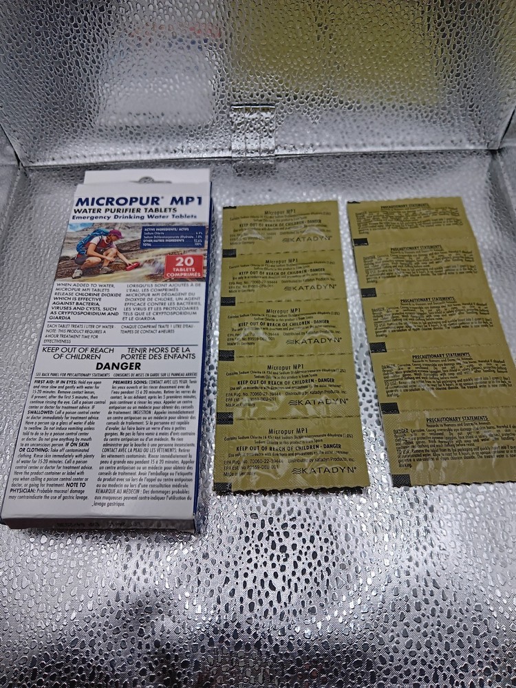 Katadyn Micropur MP1 Purification Tablets (20 Count)