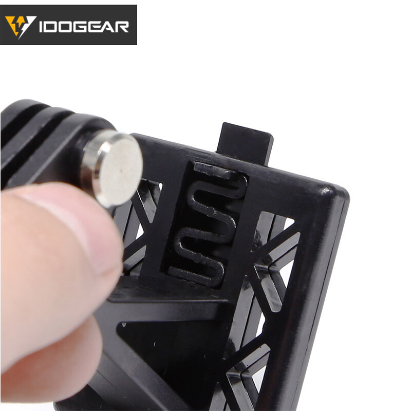 IDOGEAR Tactical Camera Helmet Fixed Adapter Mount Camera Adapter Kit for GoPro
