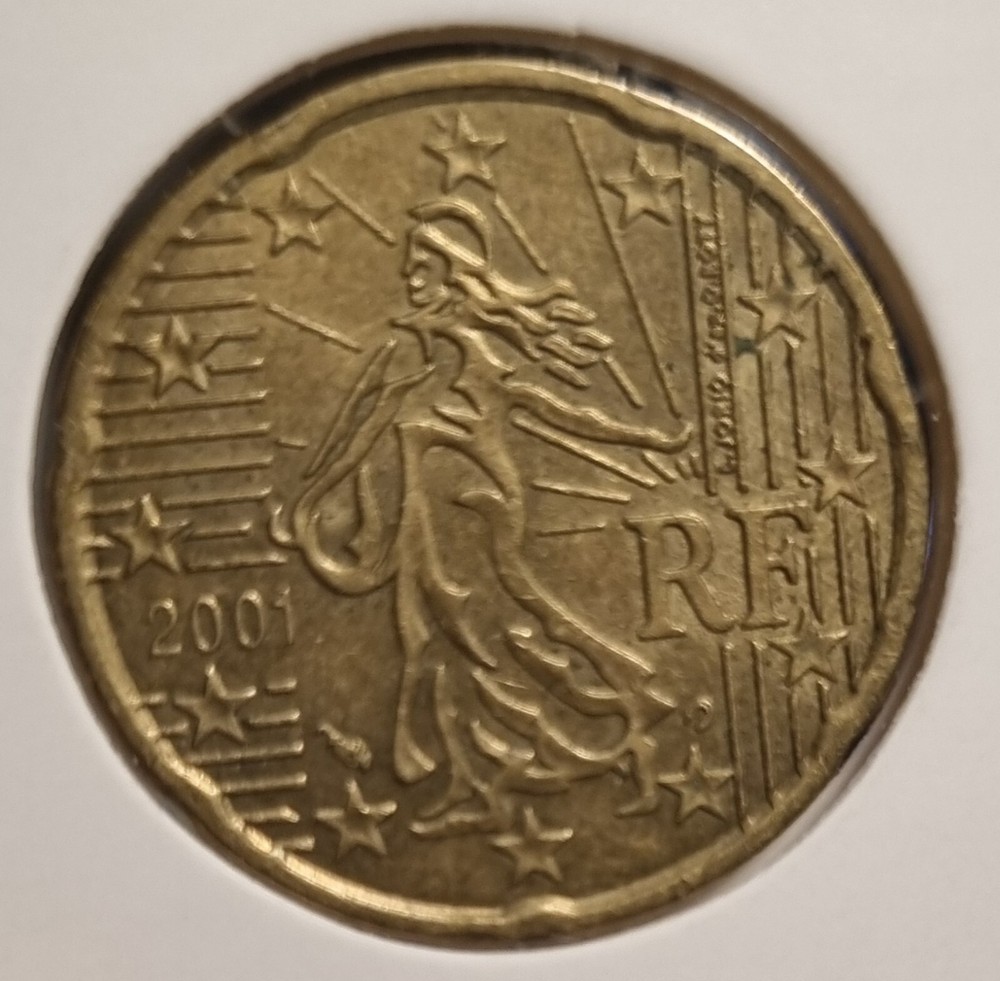 20 Euro Cent, France,  2001