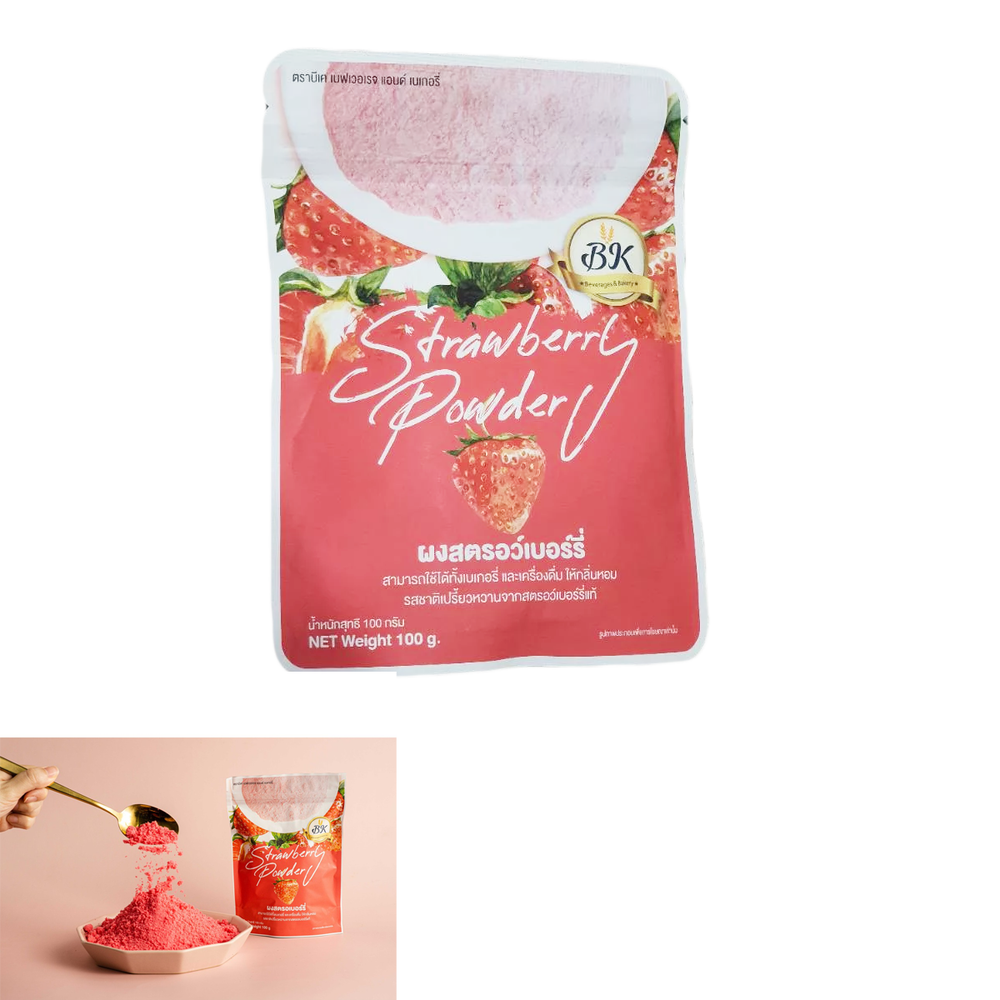 100g Strawberry Powder Drinks Cake Beverage Bakery ingredients