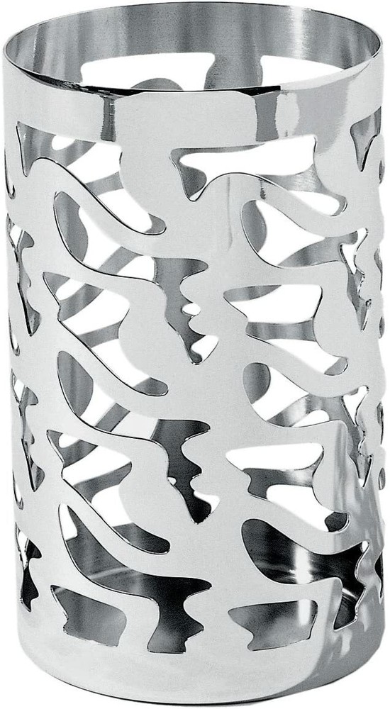 Alessi SG33 Breadstick holder Ethno, Silver