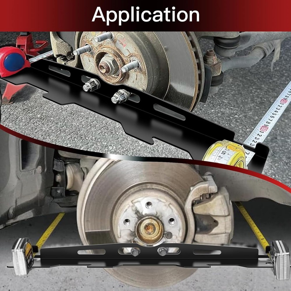 Wheel Alignment Tool Plates 2 Pack Toe Alignment Tool with 2 Measuring Tapes ...