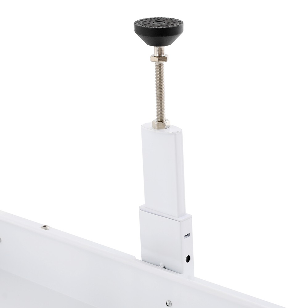 2-Tier Expandable Pull-out Cabinet Slide Out Organizer Drawers for Cabinet White