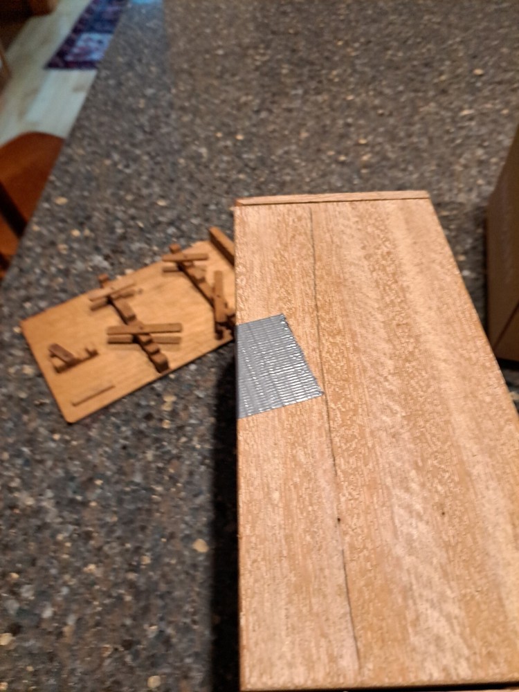 Vintage stellar microscope with Wooden Box.