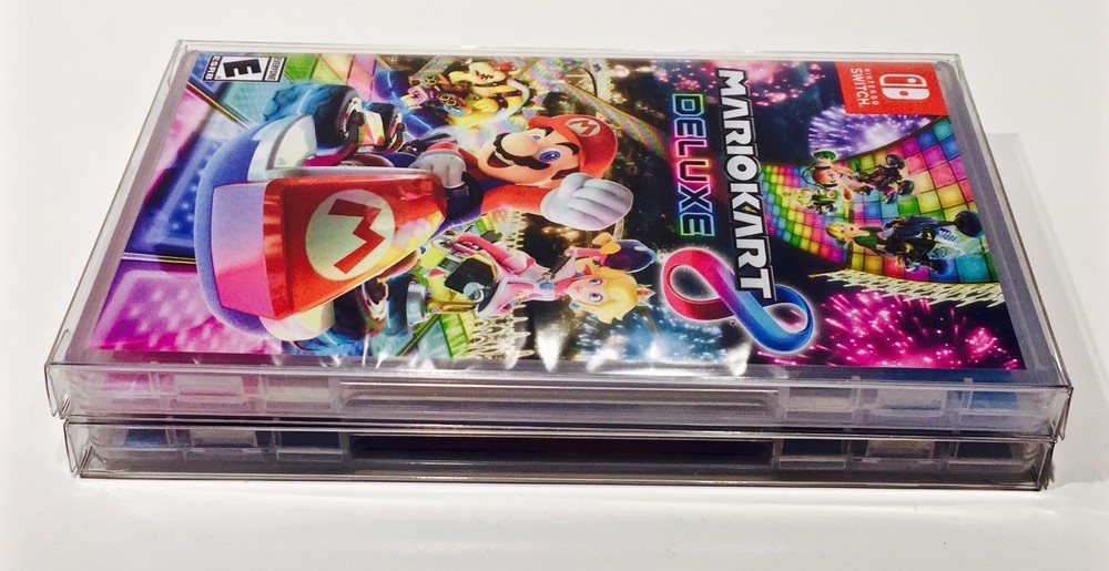 20 Box Protectors for NINTENDO SWITCH Video Games Custom Display Case Sleeve