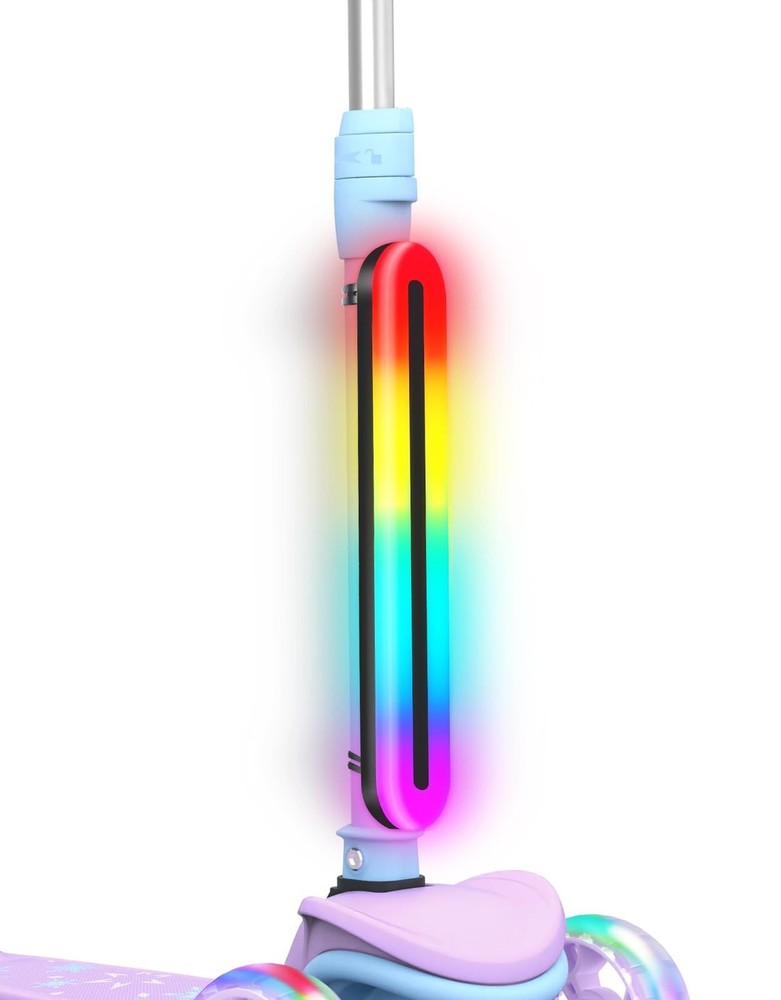 BELEEV LED Scooter Frame Light for Night Riding, 11 Flashing Effects, Battery...