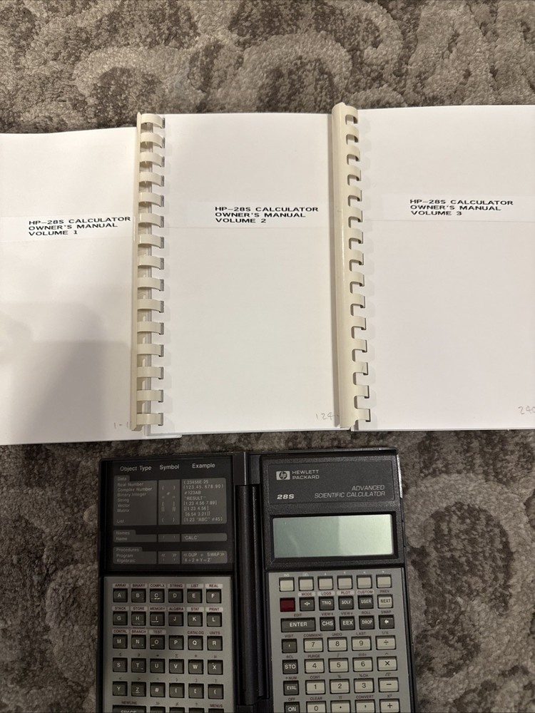 Vintage Hewlett-Packard HP 28S Advanced Scientific Calculator