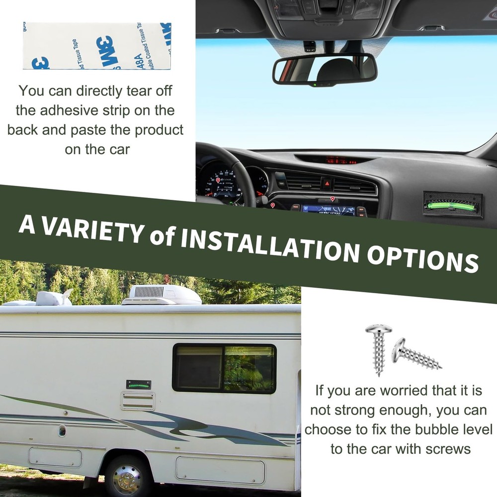 Rv Level Bubble 2-Pack, for Rv, Precision Leveling, Compatible...