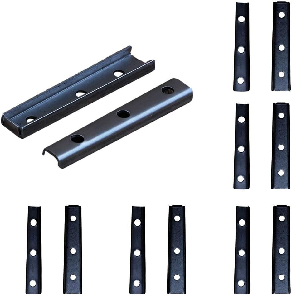 6 Pair Concealed Headboard Panel Wall Fixing Brackets, Interlocking Wall Hangers