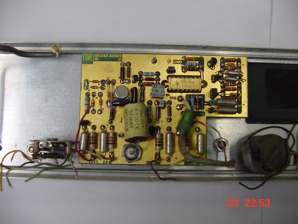 HP 5340A Frequency Counter Board 05340-60001 With Front Control Panel