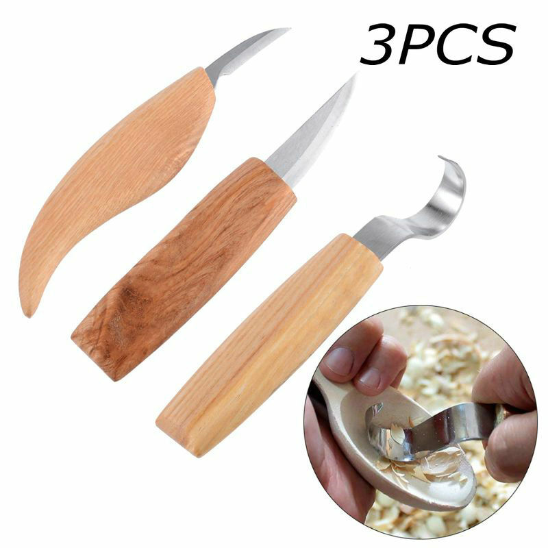 3 Pcs / Set of Woodworking Tools Set Professional Woodworking Hand Chisel Tools