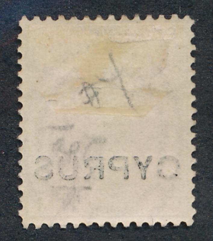 CYPRUS 4 MINT F-VF HINGED PENCIL # ON BACK