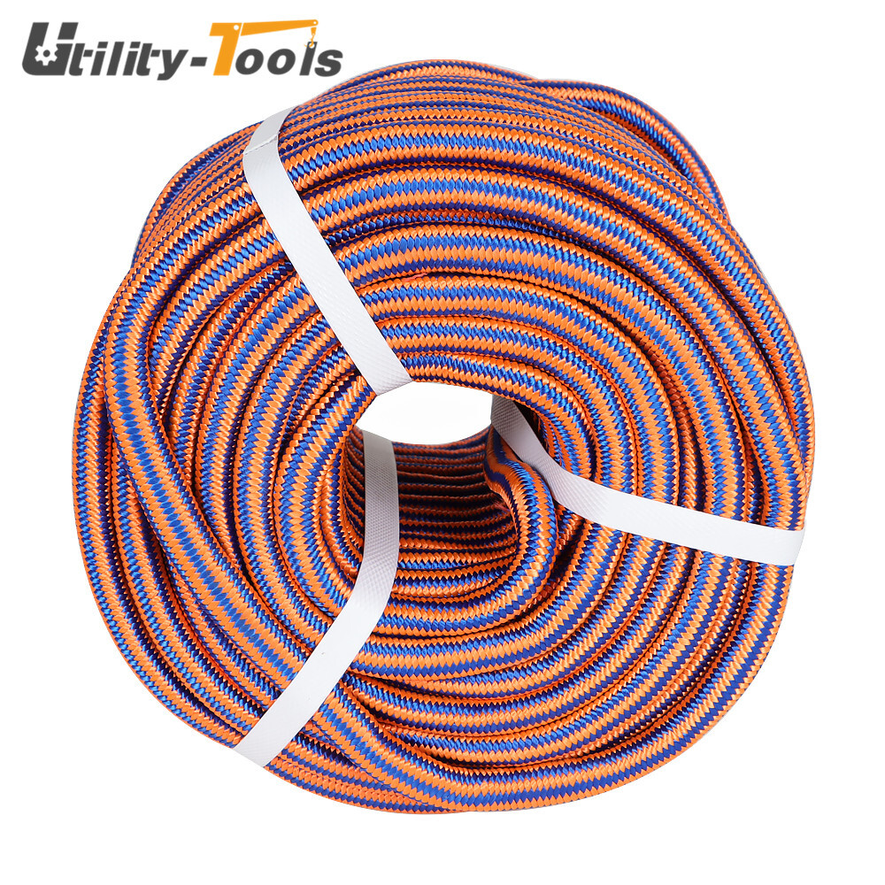 1/2"×150‘ Braid Polyester Rope 8000Lbs Arborist Pulling Rope Rigging Rope