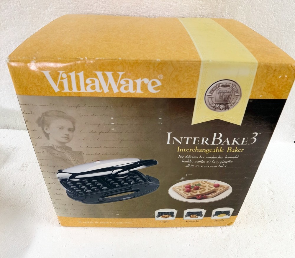 NEW VillaWare InterBake3 Multi baker 4-Square
