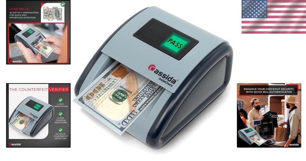 InstaCheck Automatic Counterfeit Detector - Gray
