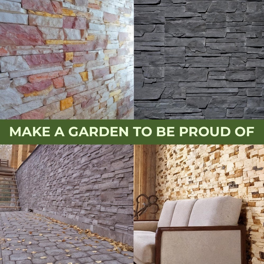 10 pcs ABS Flagstone Cement Mold 2mm Plastic