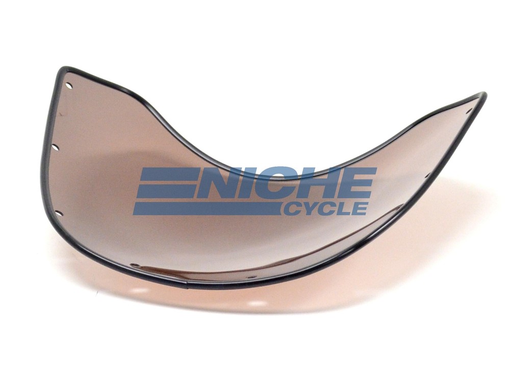 7" Headlight Replacement Race Fairing Windshield Tinted Gloss Black