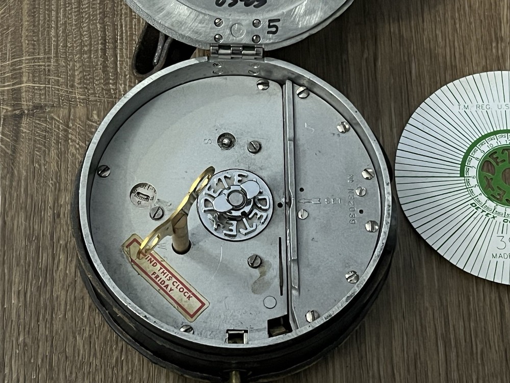 Refurbished 1977 Detex Watchman Clock