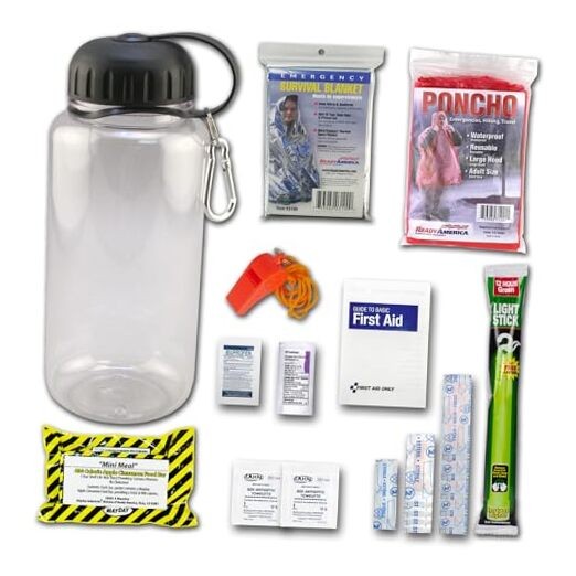 70050 Basic Water Bottle Survival Kit