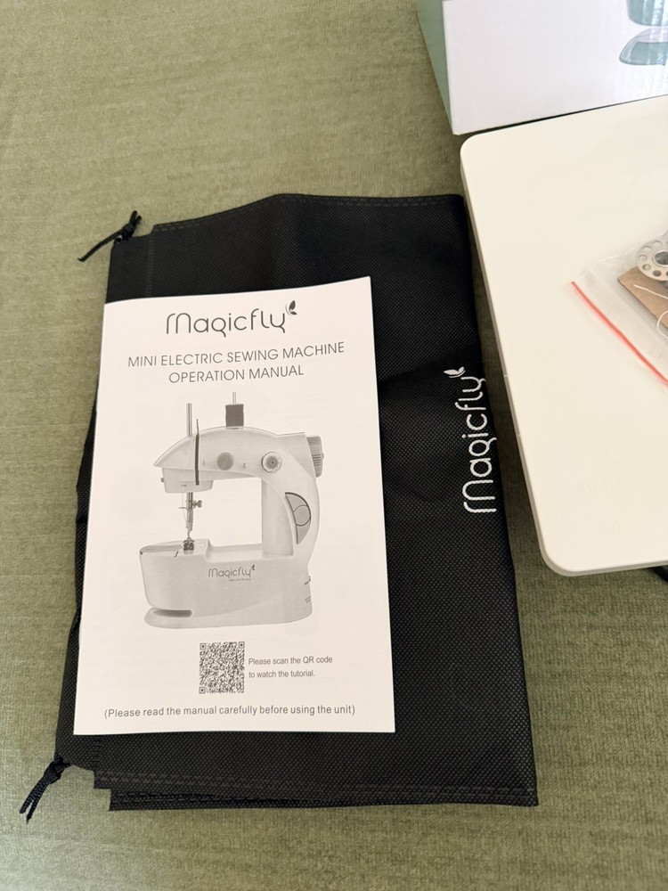 Magic fly Mini Sewing Machine with Extension Table & Sewing Kit for Beginners