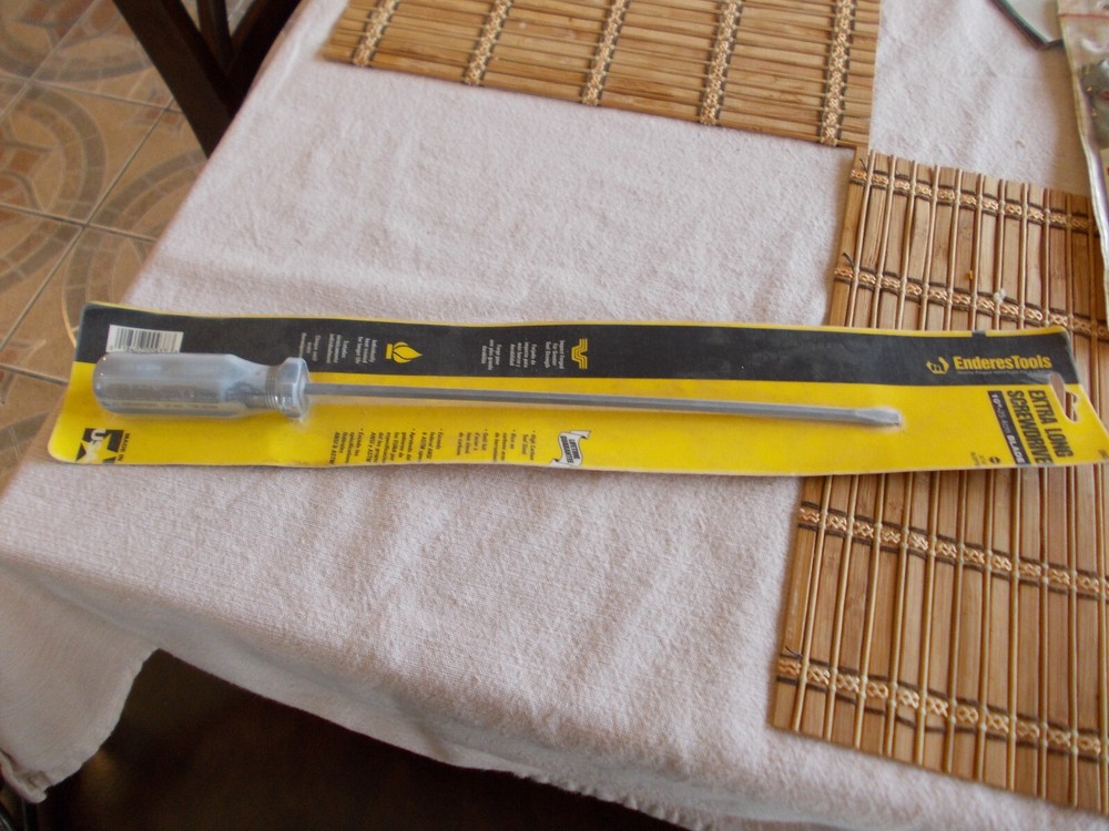 Screwdriver extra long EnderesTools USA mechanics Tool NOS