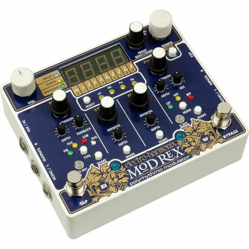 Electro Harmonix Mod Rex Polyrhythmic Modulator Pedal - New