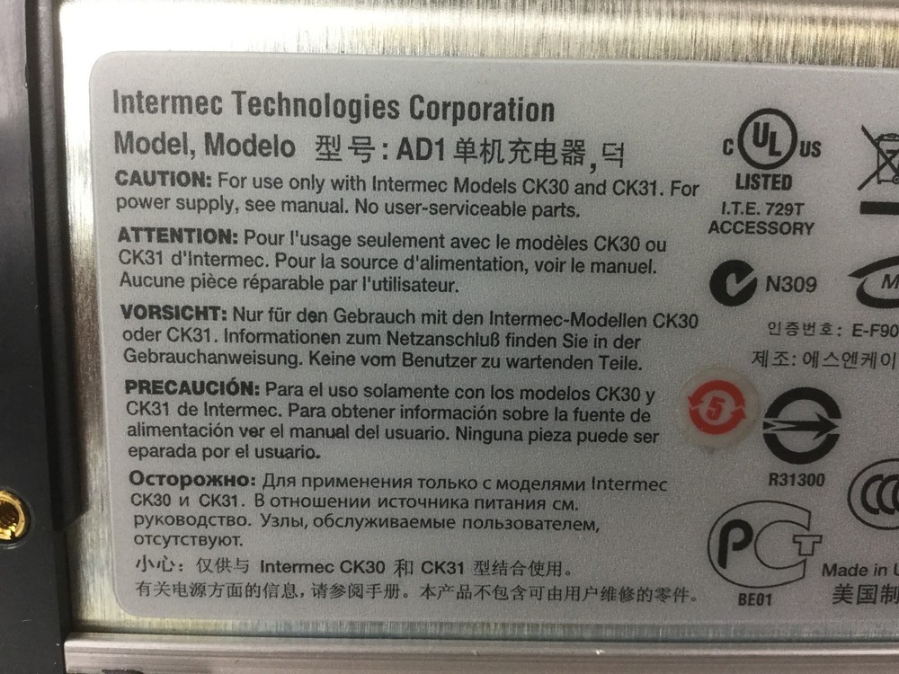 GENUINE Intermec AD1 Cradle