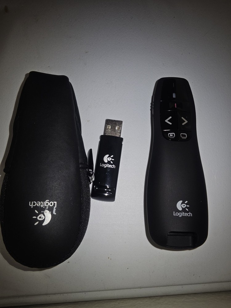 Logitech R400 Laser Presentation Remote - Black