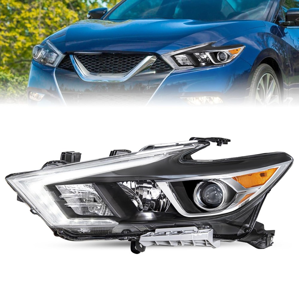 Headlight Assembly for 2016-2018 Maxima w/LED DRL Projector OE Style Left Side