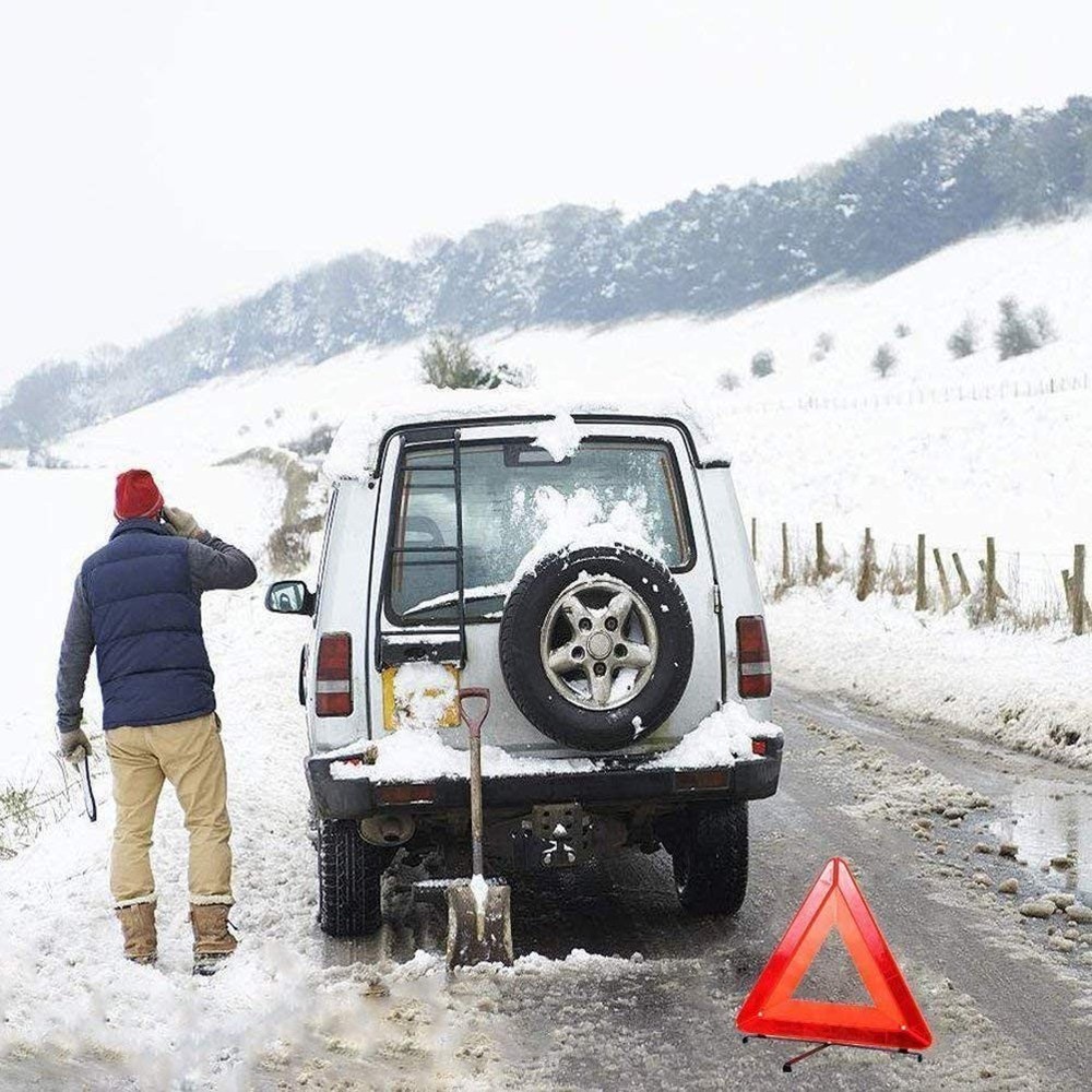 Warning Triangle Euro With Storage Box, ECE RED, 2 Pack
