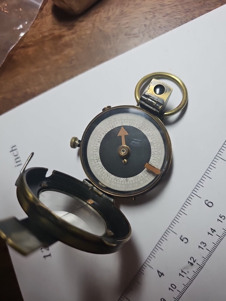 WW1 Era Verners Pattern Mk VII Compass Excellent Condition #5191