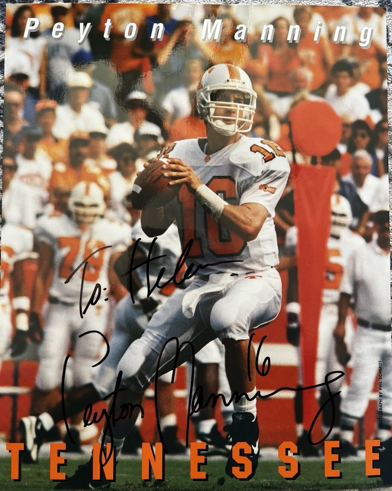 Payton Manning Autograph Signed