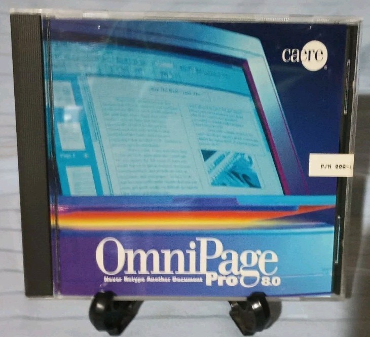 OmniPage Pro 8.0 CD-ROM for Windows