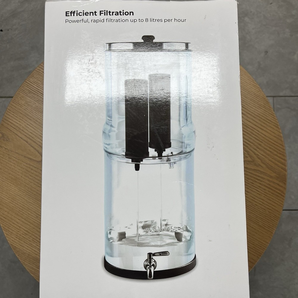 Phoenix Gravity Counter Stainless Steel Gravity Water Filter System 1.5 Gallon