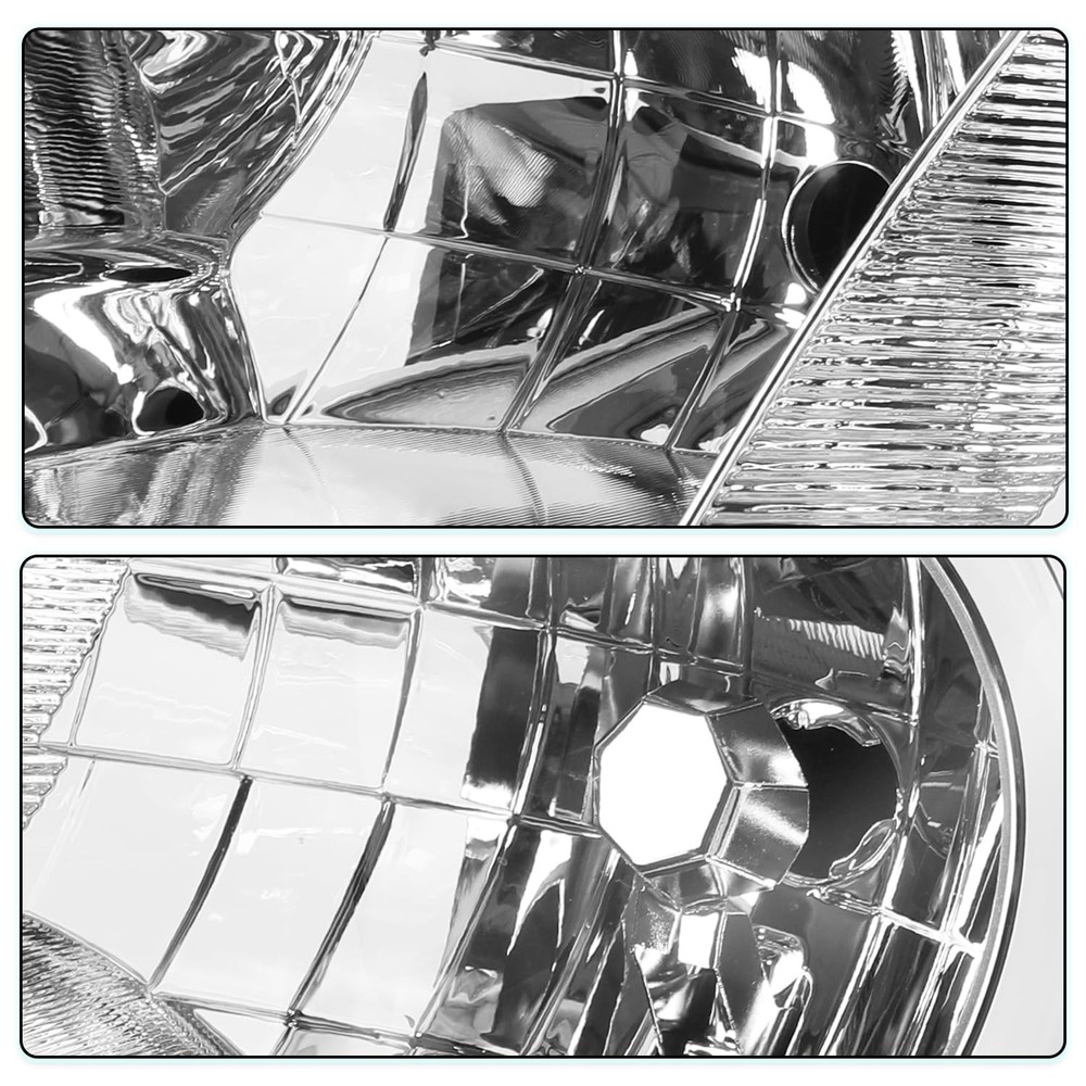 Transit 2015-2023 Headlight Assembly Chrome Halogen Left Driver Side