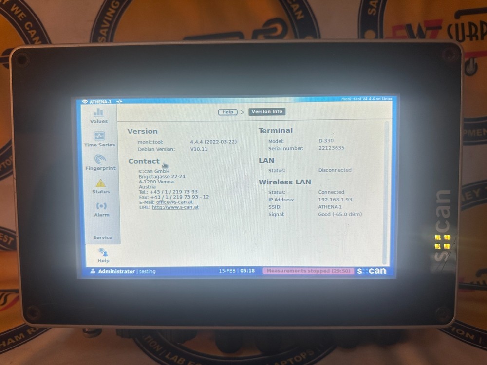 CONCUBE V3 D-330-230 WIFI TOUCHSCREEN WATER QUALITY CONTROL PANEL NO SENSORS