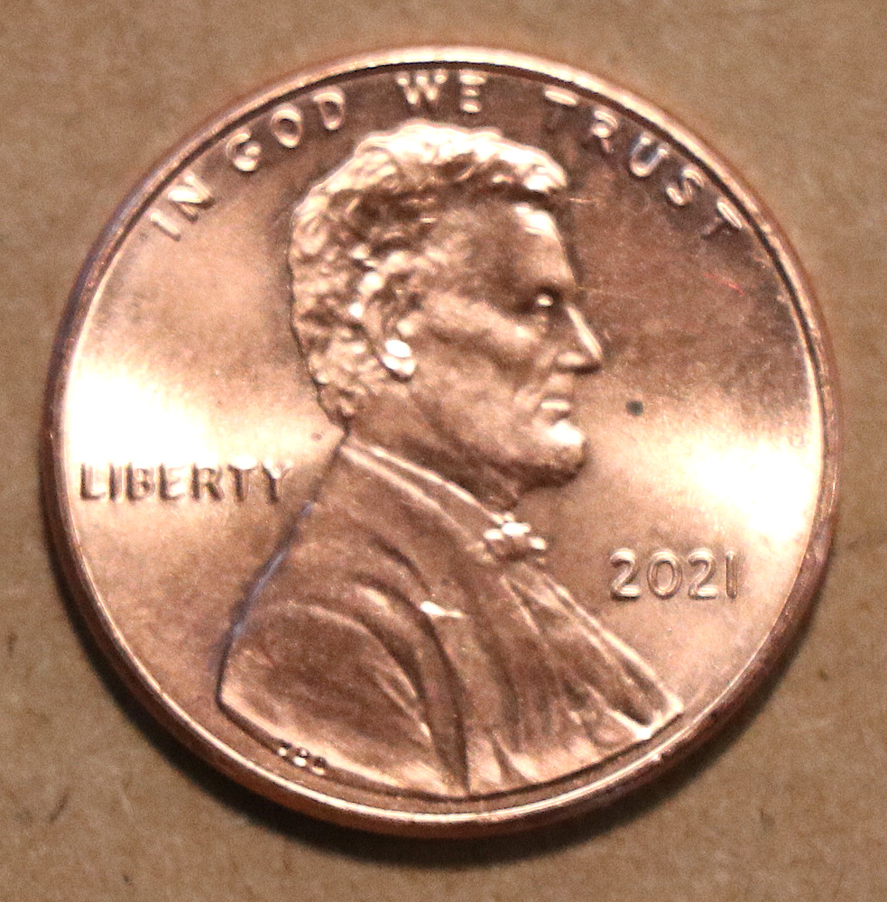 2021 Lincoln Shield cent BU