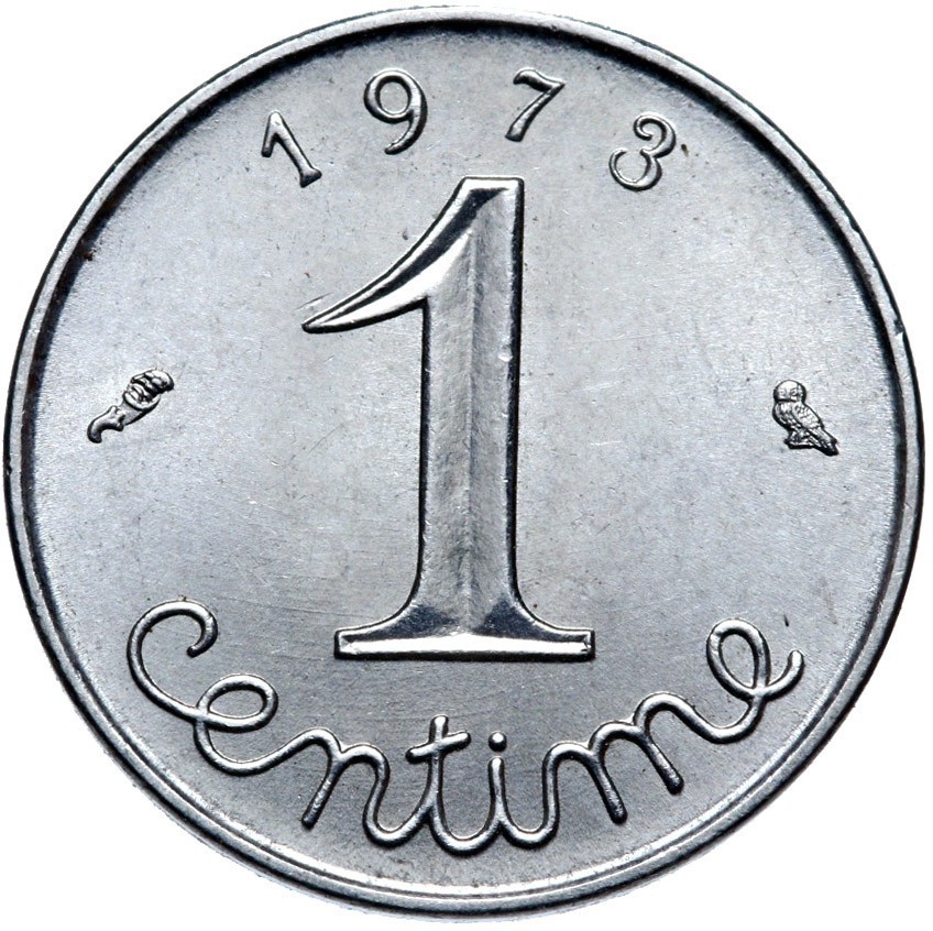 France coin - 1 centime 1973 - condition!