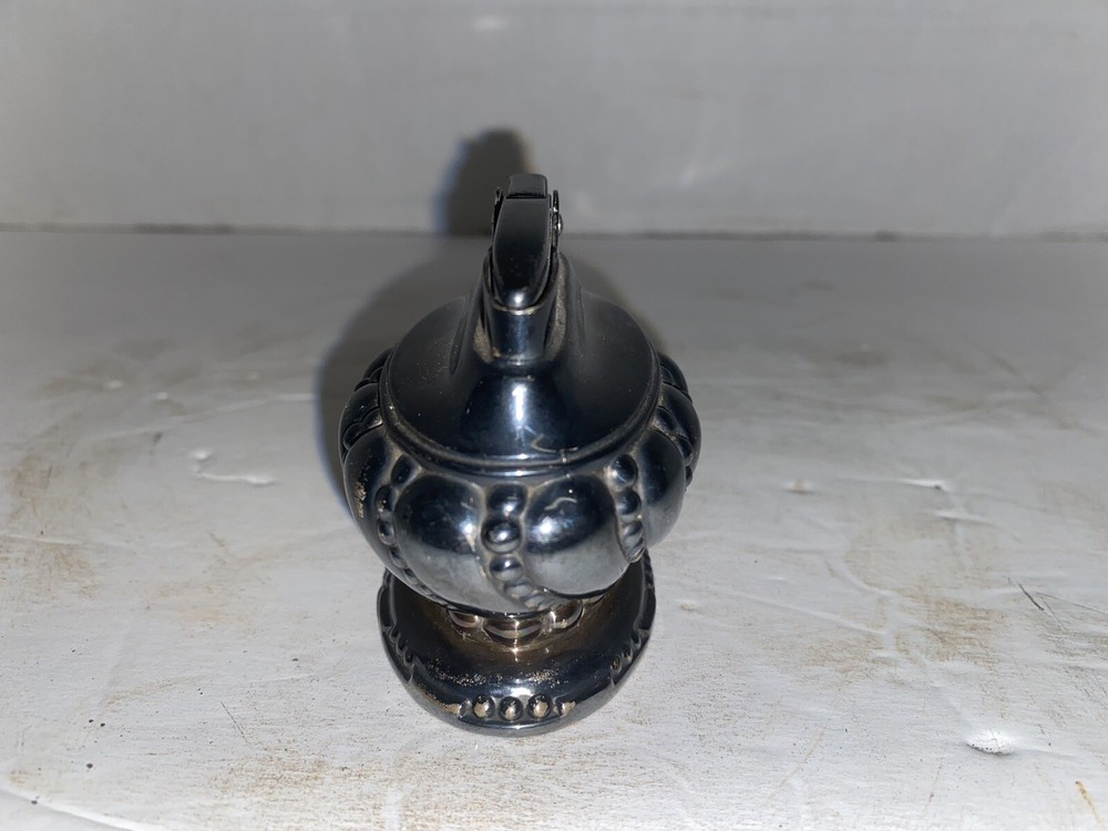 Vintage Ronson Crown Silver Plated Table Lighter