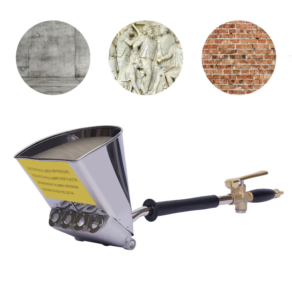 Air Stucco Cement Texture Hopper Sprayer Plaster Efficient Wall Plastering Tool