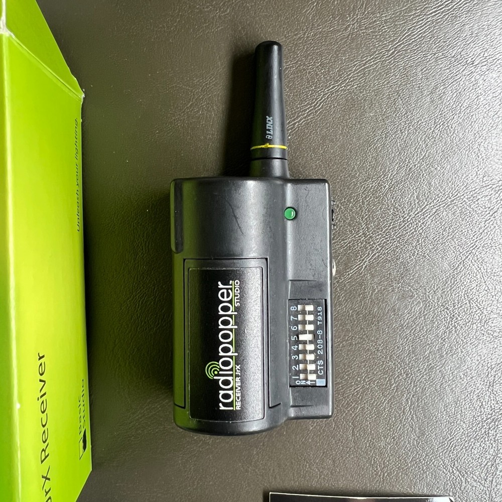 RadioPopper Studio JrX Receiver + Shoe Mount + Sync Cord