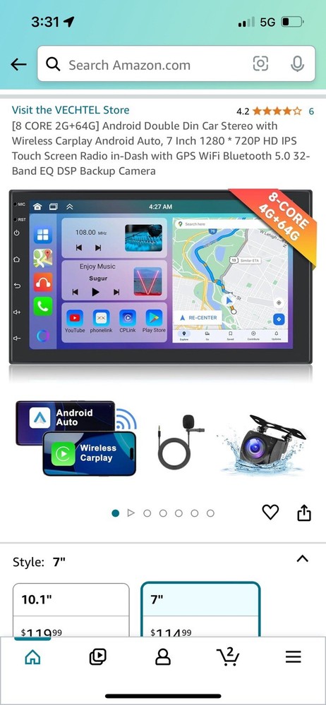 7in Android Head Unit *UNIVERSAL FIT*