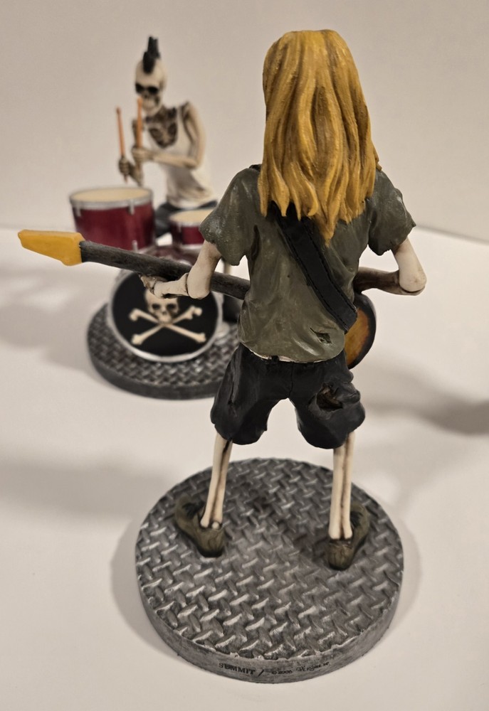 Skeleton Rock & Roll Statues