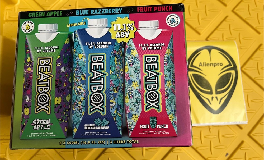 1- Box Beatbox Variety Pack(Green Apple , Blue Raspberry, Fruit Punch)