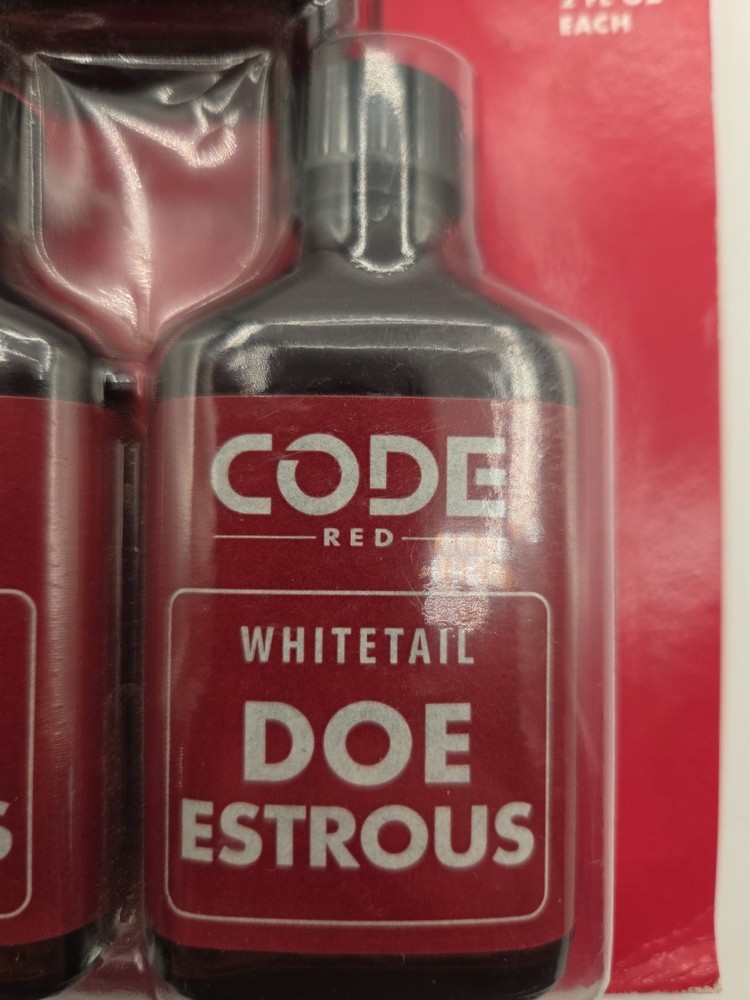 Code Red Whitetail Doe Estrous 2 Oz Bottles 3-pack New
