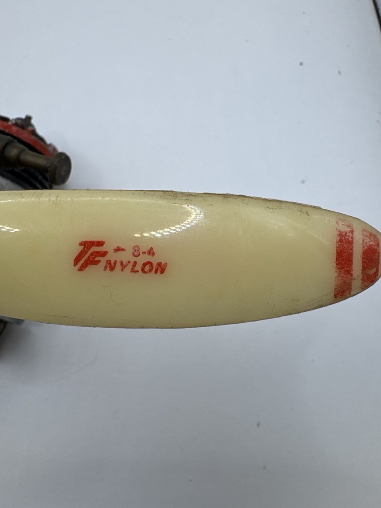 Vintage McCoy .19 Model Airplane Engine w/ Prop Good Compression Untested