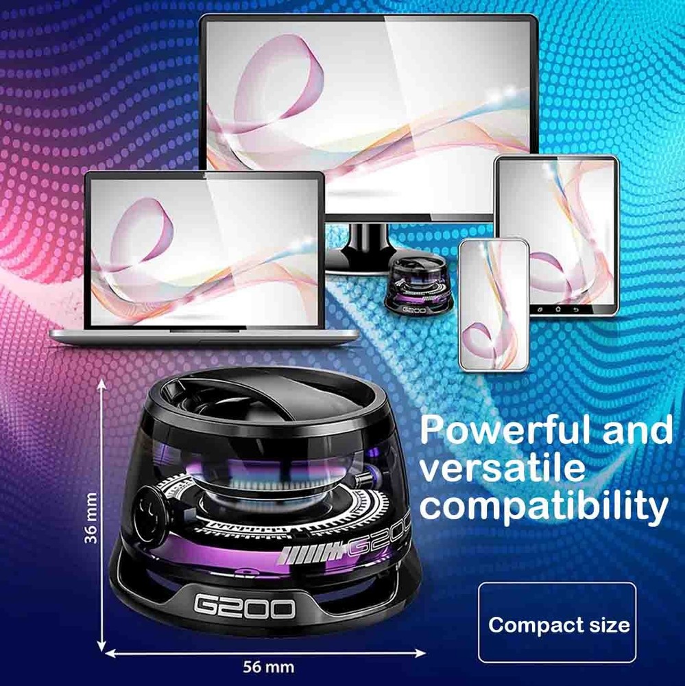2 Pack Portable Magnetic Bluetooth Speaker Mini Sound 5.3 Bluetooth Phone Holder
