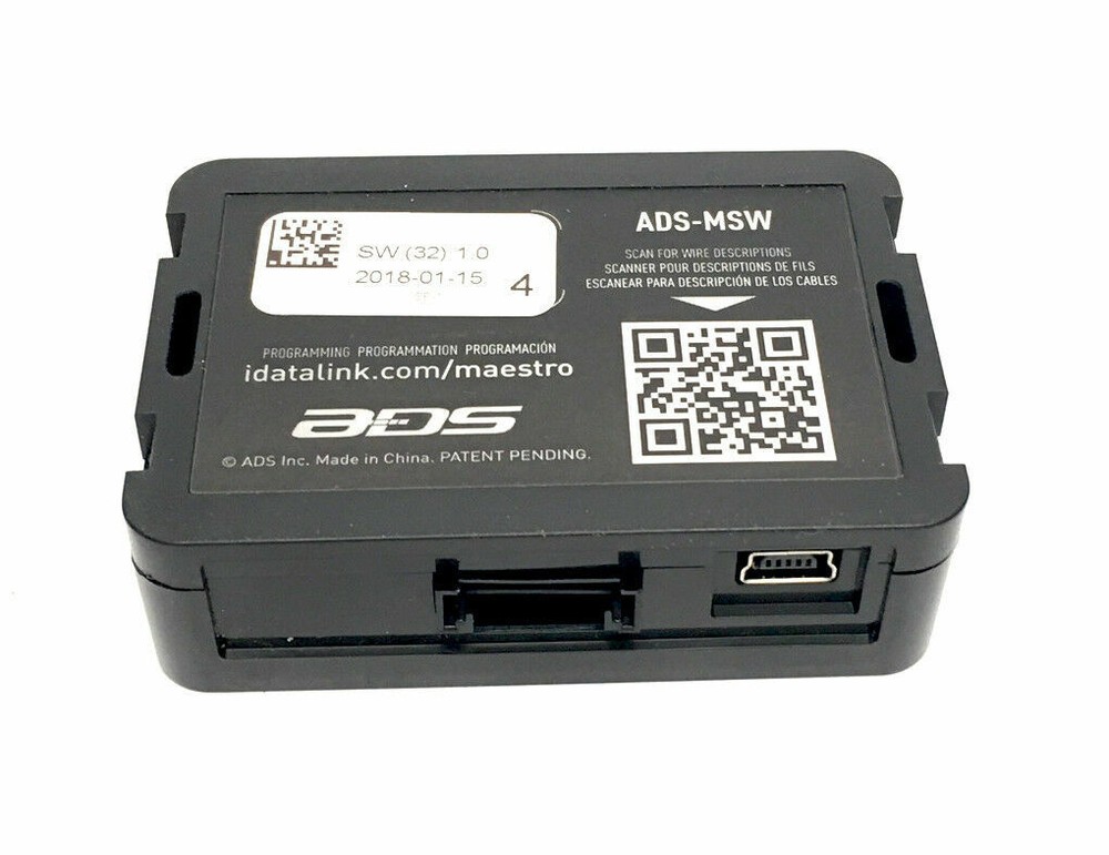 iDatalink Maestro SW ADS-MSW Steering Wheel Control Integration Module NEW